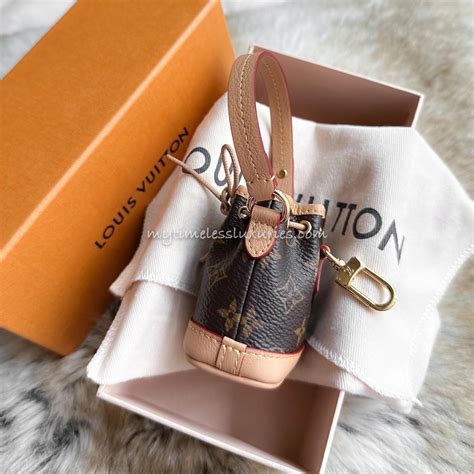 louis vuitton micro noe bag charm|Louis Vuitton keychain pouch.